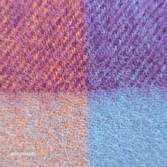 NWT Kiltane of Scotland Lambswool Colorful Fringe Scarf - Picture 8 of 10